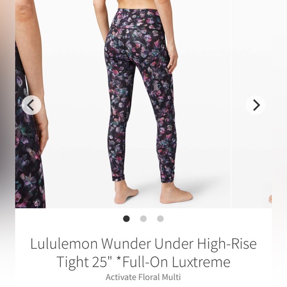 Lululemon Wunder Under High-Rise Tight 25" *Full-On Luxtreme - Picture 3 of 5